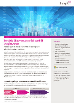 Azure Cost Governance Solution Sheet