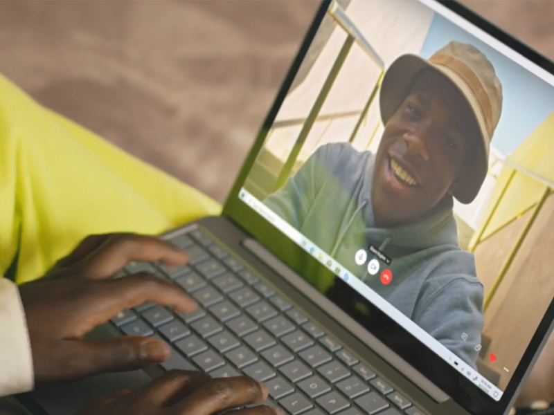 Surface Laptop Go Video Calls