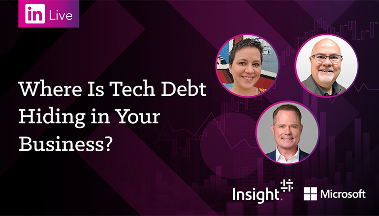 Article LinkedIn Live: Where Is Tech Debt Hiding in Your Business? Image