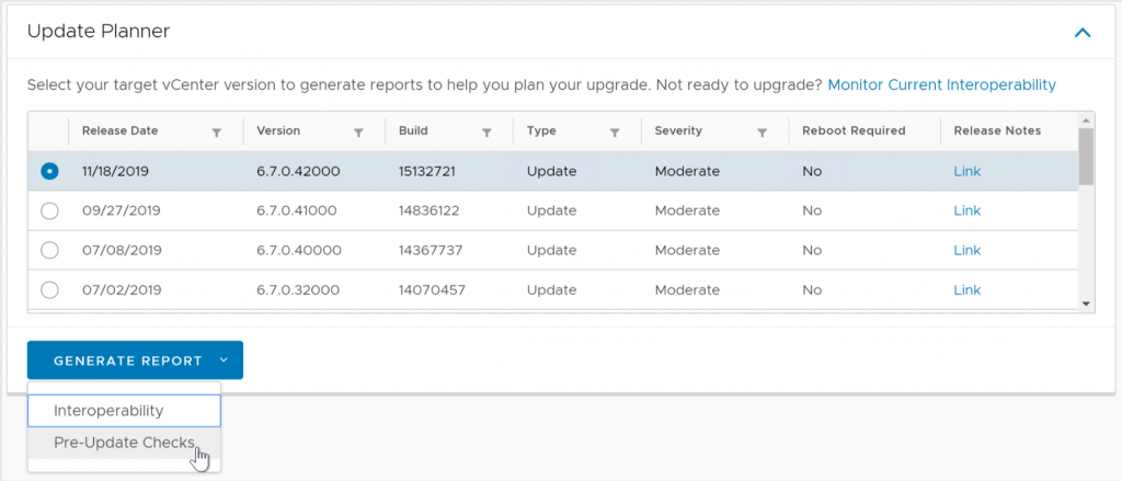 update planner