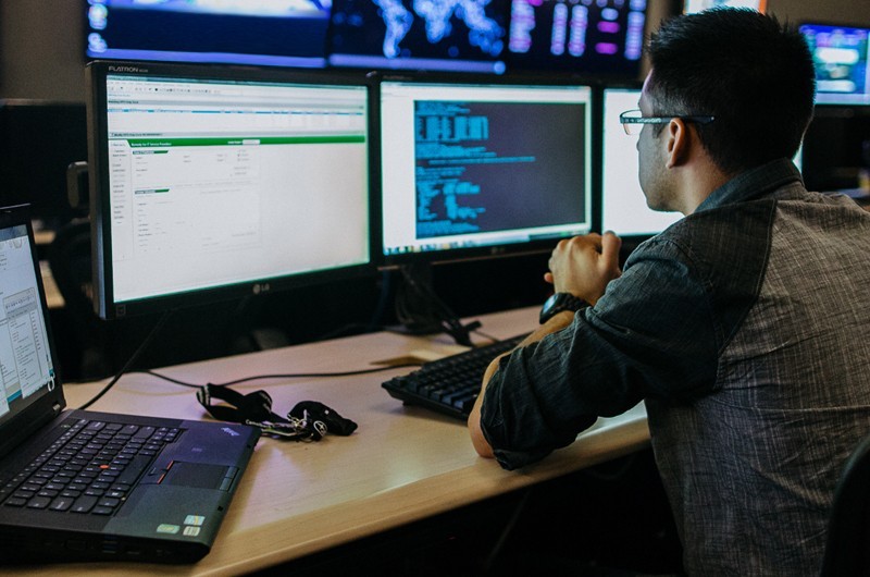 Develop looking at code